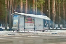 выкса.рф, Неизвестный автомобиль снёс остановку напротив Вечного огня